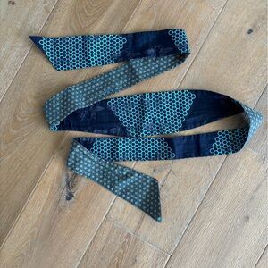 Smoking Lily Obi-Style Cotton Belt